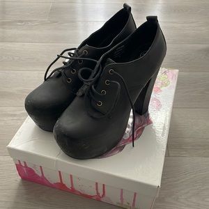 Jeffrey Campbell Fairlane 2010s Platform Heels 7 Litas